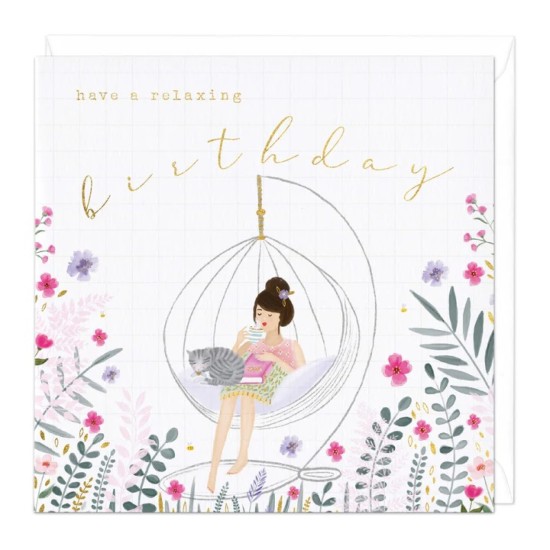 Whistlefish Card - Have Relaxing Birthday Card (DELIVERY TO EU ONLY)