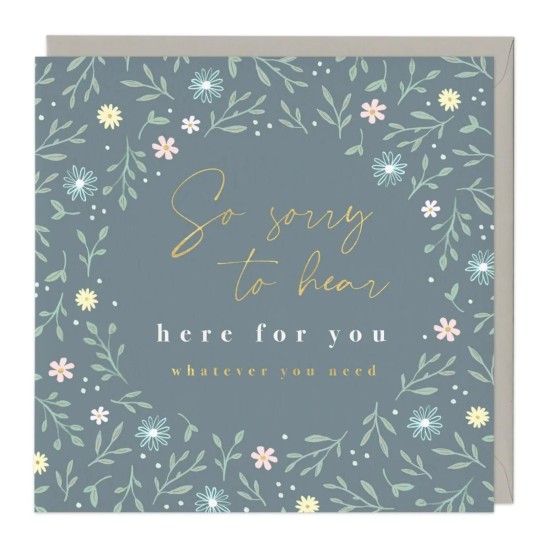 Whistlefish Card - Here for You Sympathy Card (DELIVERY TO EU ONLY)
