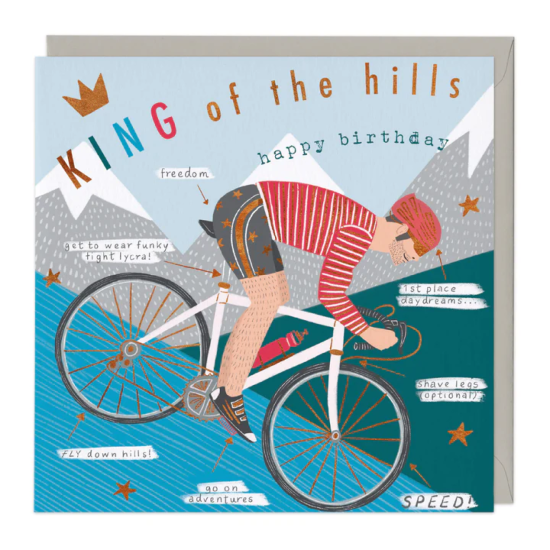 Whistlefish Card - King of the Hills Birthday Card