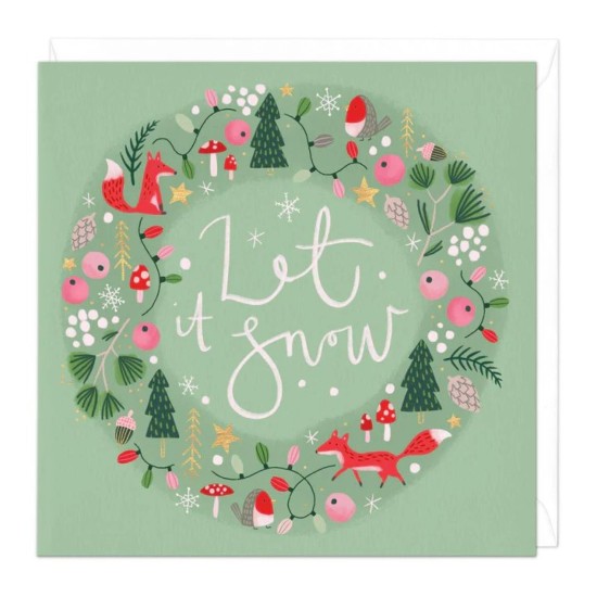 Whistlefish Card - Let it Snow Card (DELIVERY TO EU ONLY)