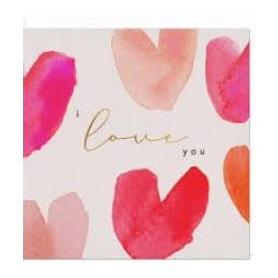Whistlefish Card - Love Hearts 