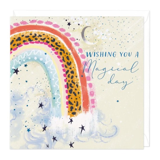 Whistlefish Card - Magical Rainbow Birthday Card (DELIVERY TO EU ONLY)