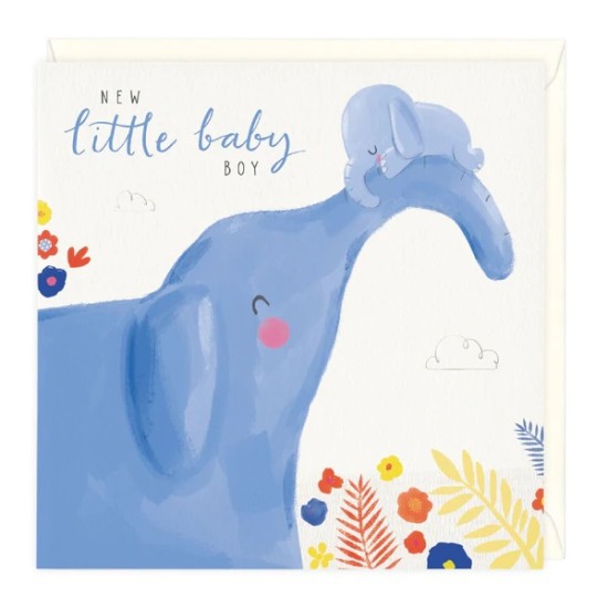 Whistlefish Card - New Baby Boy
