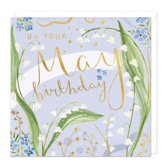 Whistlefish Card - On Your May Birthday card (DELIVERY TO EU ONLY)