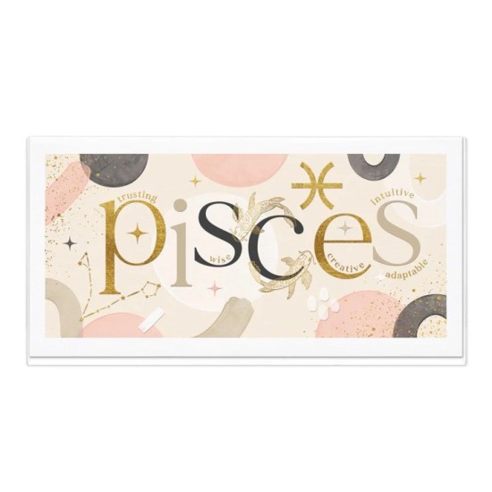 Whistlefish Card - Pisces Star Sign Horoscope Birthday Card (DELIVERY TO EU ONLY)