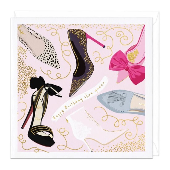 Whistlefish Card - Shoes happy Birthday Card (DELIVERY TO EU ONLY)