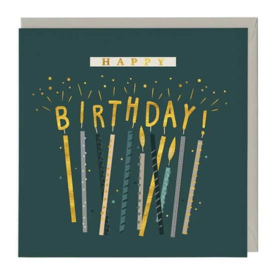 Whistlefish Card - Sparkling Candles Birthday Card (DELIVERY TO EU ONLY)