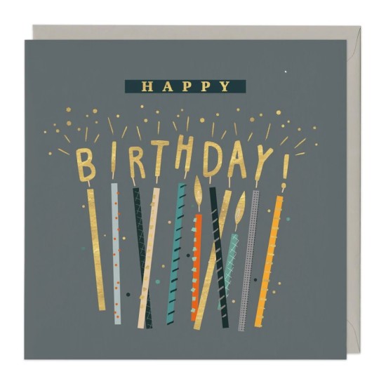 Whistlefish Card - Sparkling Candles Birthday Card (DELIVERY TO EU ONLY)