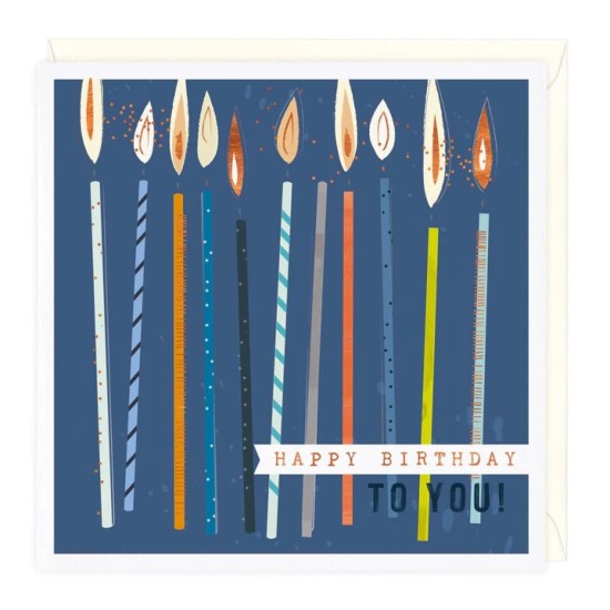 Whistlefish Card - Tall Candles Birthday Card (DELIVERY TO EU ONLY)