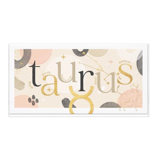 Whistlefish Card - Taurus Star Sign Horoscope Birthday Card (DELIVERY TO EU ONLY)