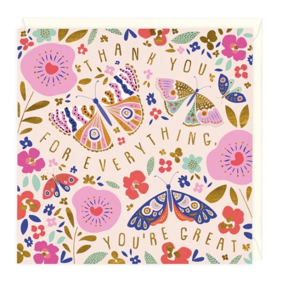 Whistlefish Card - Thank You (DELIVERY TO EU ONLY)