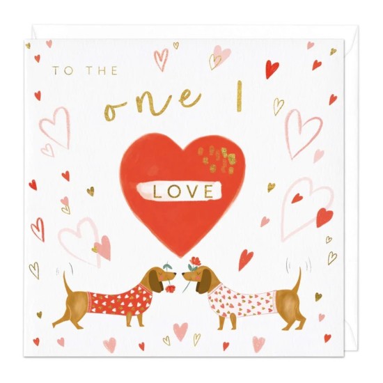 Whistlefish Card - To The One I Love Card (DELIVERY TO EU ONLY)