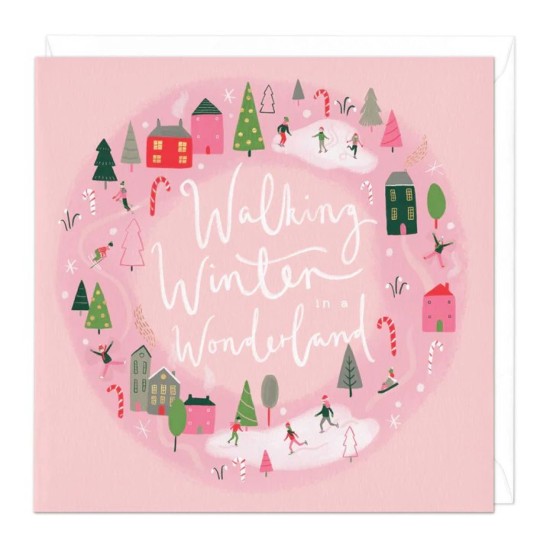 Whistlefish Card - Walikning in a Winter Wonderland Card (DELIVERY TO EU ONLY)