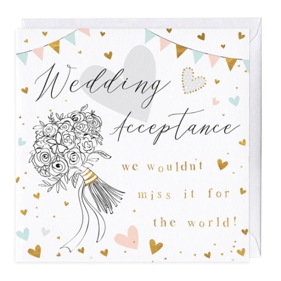 Whistlefish Card : Wedding Acceptance
