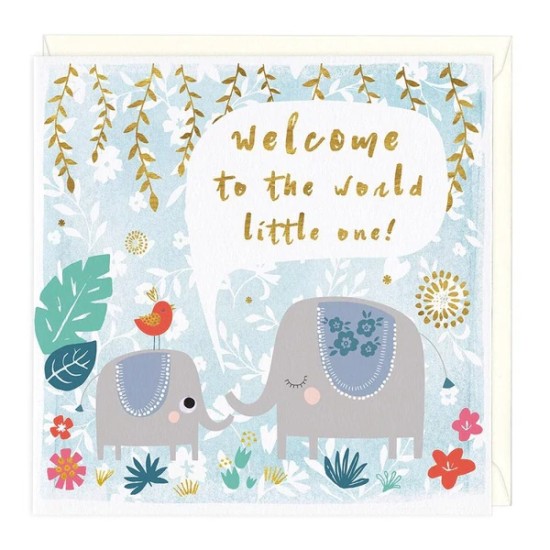 Whistlefish Card - Welcome To The World Little One