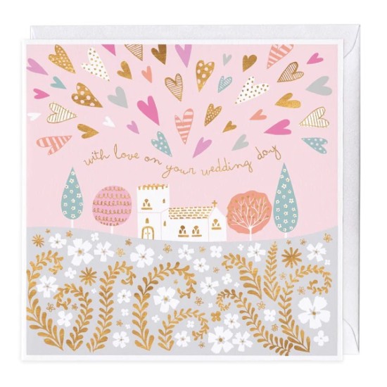 Whistlefish Card - With Love On Your Wedding Day (DELIVERY TO EU ONLY)