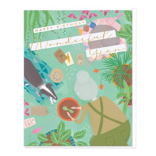 Whistlefish Card - Wonderful Gran Birthday Card (DELIVERY TO EU ONLY)