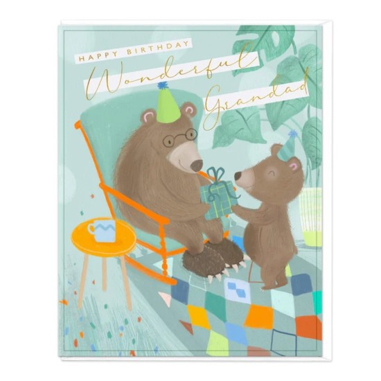 Whistlefish Card - Wonderful Grandad Birthday Card (DELIVERY TO EU ONLY)
