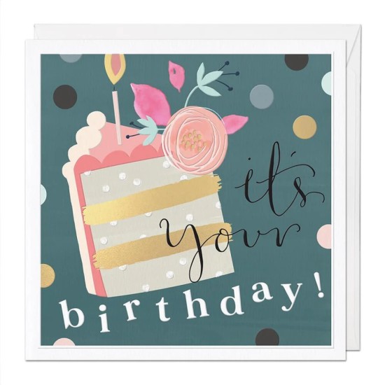 Whistlefish Card Large - Birthday Balloons Luxury Birthday Card 