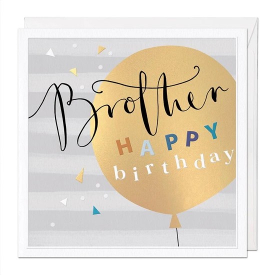Whistlefish Card Large - Brother Balloon Luxury Birthday Card (DELIVERY TO EU ONLY)