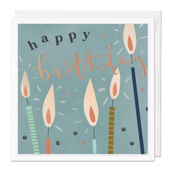 Whistlefish Card Large - Candles Luxury Birthday Card (DELIVERY TO EU ONLY)