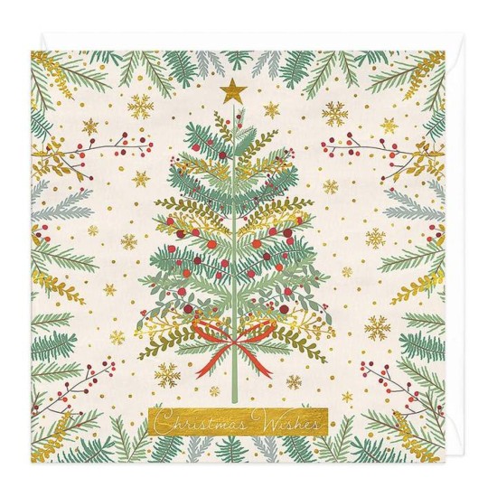 Whistlefish Christmas Card - Christmas Tree (DELIVERY TO EU ONLY)