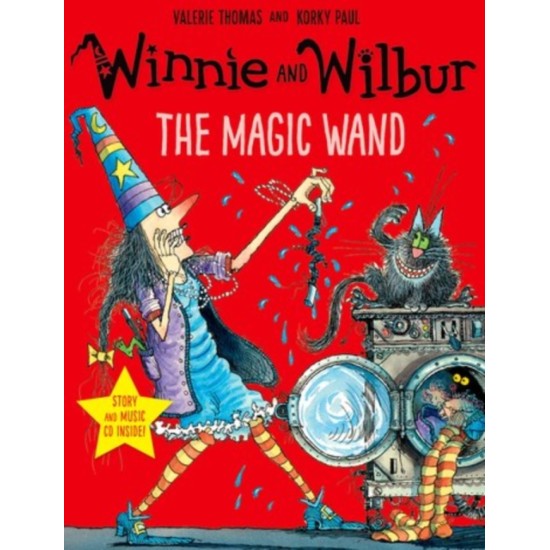 Winnie and Wilbur : The Magic Wand with audio CD (Winnie the Witch) - Valerie Thomas (DELIVERY TO EU ONLY)