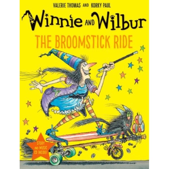 Winnie and Wilbur: The Broomstick Ride with audio CD (Winnie the Witch) - Valerie Thomas (DELIVERY TO EU ONLY)