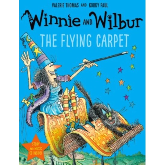 Winnie and Wilbur: The Flying Carpet with audio CD (Winnie the Witch) - Valerie Thomas (DELIVERY TO EU ONLY)