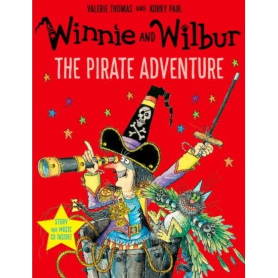 Winnie and Wilbur: The Pirate Adventure with audio CD (Winnie the Witch) - Valerie Thomas (DELIVERY TU EU ONLY)