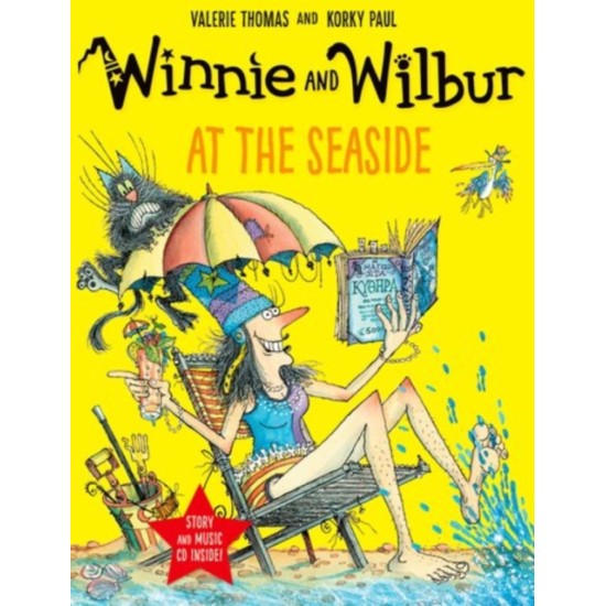 Winnie and Wilbur at the Seaside with audio CD (Winnie the Witch) - Valerie Thomas (DELIVERY TO EU ONLY)