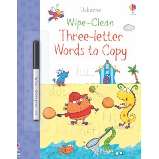 Wipe Clean Three Letter Words to Copy