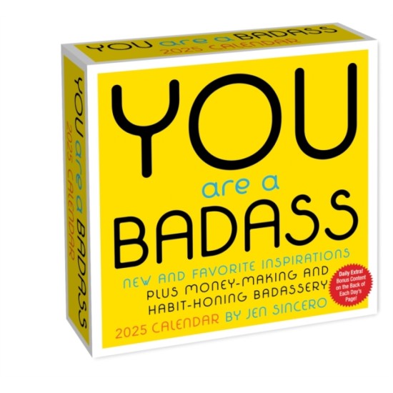 You Are a Badass 2025 Day-to-Day Calendar